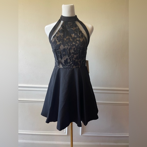 NWT TOBI FIT AND FLARE LACE DRESS SIZE SMALL - Picture 1 of 12